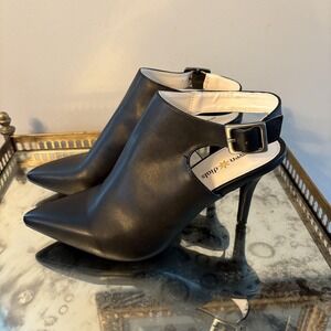 Seven Dials Shoes Womens Size 8.5 Pointed Toe Stiletto Heel Cut Out Buckle Pumps
